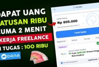 Kerja Online Dibayar Pakai Saldo DANA Tanpa Harus Kerja Kantor